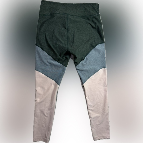 Outdoor Voices Colorblock 7/8 Warmup Leggings‎ Green Blue Pink Size Small - Picture 4 of 5